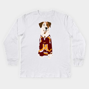 Hockey Dog Kids Long Sleeve T-Shirt